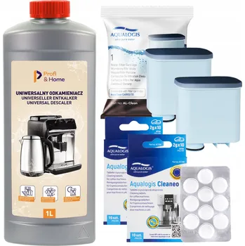 Kávovar Sada pro čištění kávovaru Saeco Philips: Odvápňovač, tablety, filtr