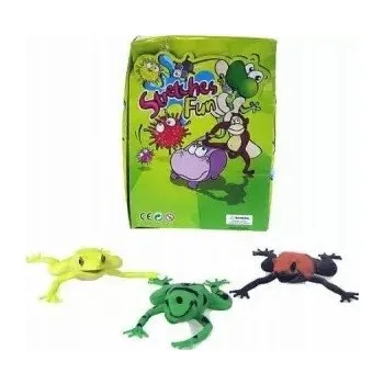 Hračka FIGURKA k Mačkání pro Děti ŽÁBA s HRÁŠKEM 18cm Figurky