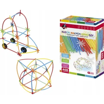 ostatní stavebnice SADA Stavebnice Malý Génius pro děti SLÁMKY