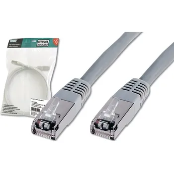 Síťový kabel Digitus Patch Cable, SFTP, CAT5E, 7M, grey síťový kabel SF/UTP (S-FTP) Šedý