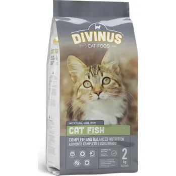 Krmivo pro kočku Suché Krmivo pro kočky Divinus Cat Fish pro dospělé kočky 2 kg