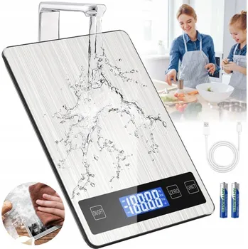 Kuchyňská váha PRECZNÍ KUCHYŇSKÁ DIGITÁLNÍ VÁHA JUBILERSKÁ 15KG 1g TARA LCD BATERIE
