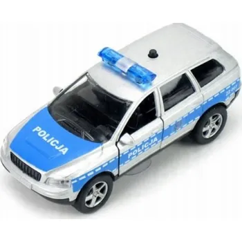 autíčko POLICIE HRAČKA pro děti, KOVOVÉ AUTO se ZVUKEM/SVĚTLEM, malé, 12 cm