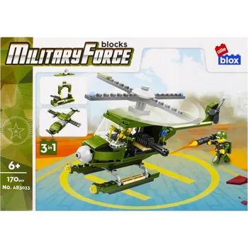 ostatní stavebnice STAVEBNICE velká SADA pro DĚTI od 6 let SADA 170 dílků MILITARIA alleBLOX