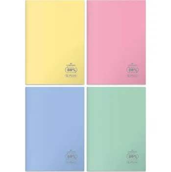 Sešit Sešit A5 s linkami Herlitz, měkká obálka, 60 listů, vícebarevný