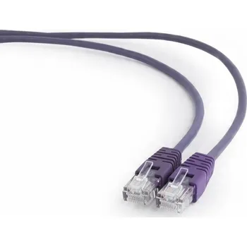 Síťový kabel Patchcord Gembird U/UTP 5e RJ45 / RJ45 0,25 m fialový