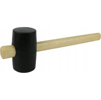 Kladivo Palice gumová, 400 g / 55 mm, dřevěná násada, ENPRO