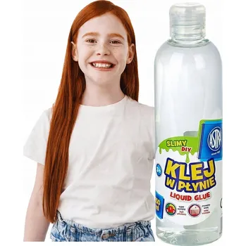 Kancelářské lepidlo Astra tekuté lepidlo školní průhledný 500 ml na sliz