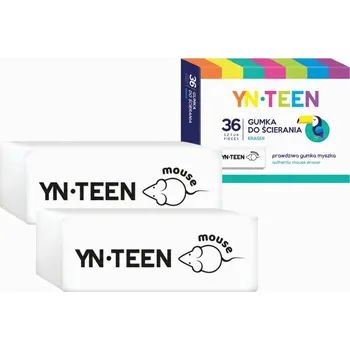 Bílá guma na gumování, školní guma bílá Interdruk bílá 1 ks