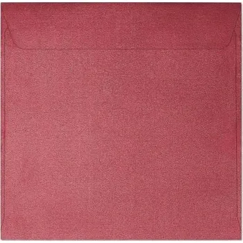 Obálka Červené elegantní čtvercové obálky