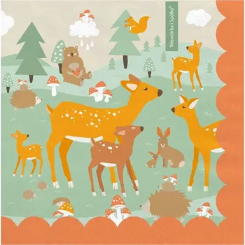 Obraz Papírový ubrousek čtvercový 33 cm x 33 cm