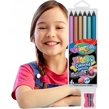 Pastelka METALICKÉ Pastelky COLORINO 6 barev. VYSOKÁ KRYVOST