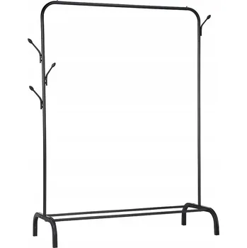 Věšák Stojanový věšák kovový Wide Decor černý
