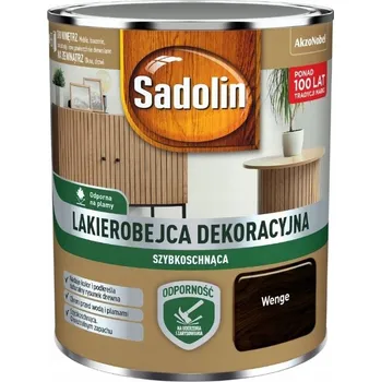 Vrták Sadolin rychleschnoucí dekorační lazura na dřevo wenge 0,7l