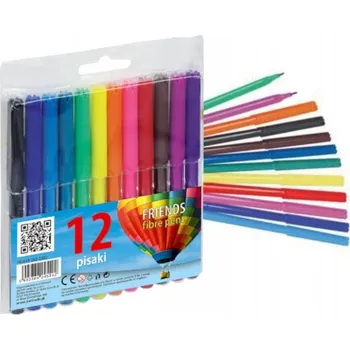 Barevné Fixy , barevné popisovače , školní barevné popisovače pro děti KW Trade 12 ks