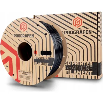 Filament Filament Prografen Graphene Strong PET-G 1,75 mm 1 kg Černý