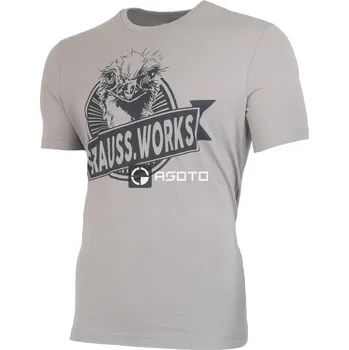 Engelbert Strauss E.S. Works šedé pánské triko 100% Ba S