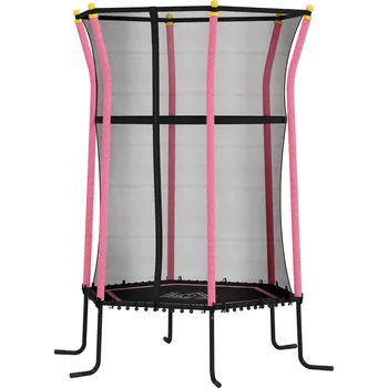 Trampolína Dětská trampolína, průměr 163,5 cm | růžová
