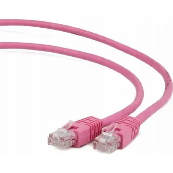 Síťový kabel Patchcord F/UTP 6 Gembird RJ45 / RJ45 5 m růžový PP6-5M/RO