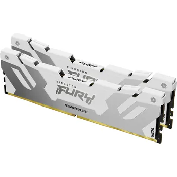 Operační paměť Kingston FURY Renegade/DDR5/48/8000MHz/CL38/2x24GB/White KF580C38RWK2-48