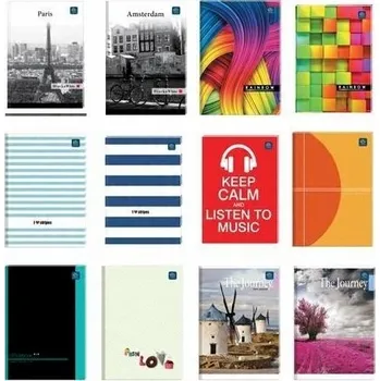 Sešit A4 s mřížkou, školní potřeby, sešit pro děti, školní doplňky Interdruk, 288 listů