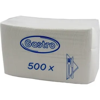 Papírový ubrousek WIMEX Papírové ubrousky jednovrstvé 70524 24 x 24 cm 500 ks bílé