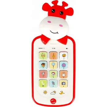 Hračka pro nejmenší Hračka TELEFON SE ZVUKY pro děti HROCH barevný MEGA CREATIVE