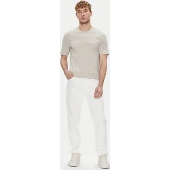 Pánské oblečení Marc O'Polo T-Shirt 526 2012 51154 Béžová Regular Fit M