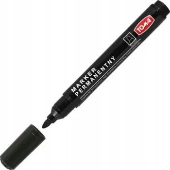 TOMA ČERNÝ POPISOVAČ klasický PERMANENTNÍ fix ZNAČKOVAČ silný fix