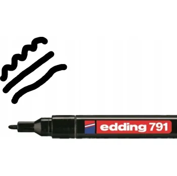 Olejový permanentní fix, černý Edding 1 ks