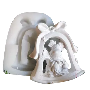 Forma na pečení Silikonová forma "Ozdoba zvoneček" 8x8 cm