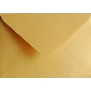 Obálka METALIZOVANÉ OBÁLKY lepené ZA VLHKA C6 LOGOS sada 50 OBÁLEK zlatých