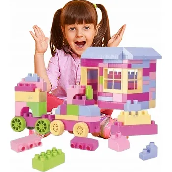 ostatní stavebnice WADER Stavebnice v kontejneru pro dívky 132 dílků