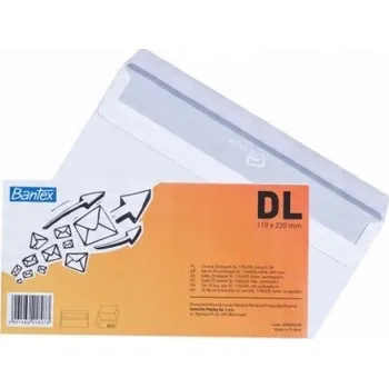 Obálka Obálka DL bez okénka (110 x 220 mm) bílá