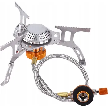 Turistický vařič MINI KUCHYŇKY PLYNOVÝ VAŘIČ PŘENOSNÝ KAMNA VAŘIČ PIKNIKOVÝ HOŘÁK