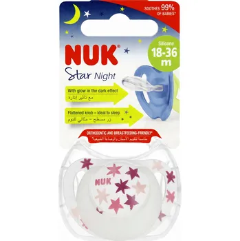 dudlíky Anatomický silikonový Dudlík NUK 18 měsíců +