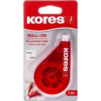 Korekční prostředek Korekční strojek Kores Roll on 15 m x 4,2 mm (1ks)