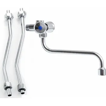 Vodovodní baterie Umyvadlová baterie Wahlbach, stříbrná