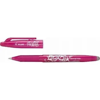 GELOVÉ KULIČKOVÉ PERO RŮŽOVÉ s gumou PILOT Frixion Ball SADA 12 kusů