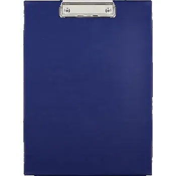 Kancelářská PODLOŽKA na dokumenty A4 s KLIPEM PVC tmavě modrá BIURFOL DESKA