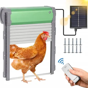 Zabezpečení domácnosti Automatické solární dveře do kurníku IP67 se 4 režimy