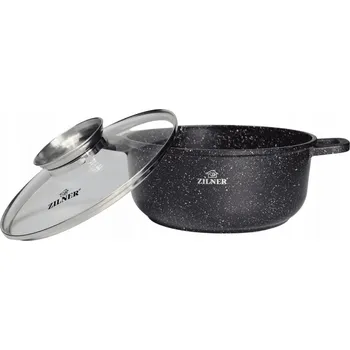 Hrnec Tradiční Hrnec Zilner Mramorový Hrnec kulatý s nepřilnavým povrchem 26 cm 5,5 l