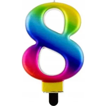 Dortová svíčka Narozeninové dekorativní svíčky na dorty a zákusky