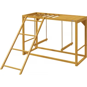 Dřevěná prolézačka pro kuřata | přírodní