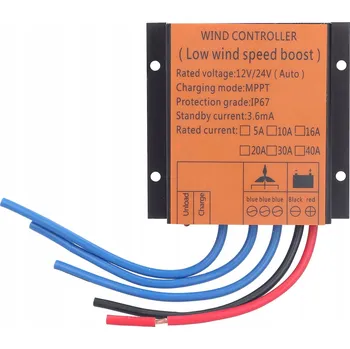 MPPT Regulátor Nabíjení pro Větrné Turbíny 30A