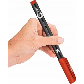 Červený permanentní popisovač na dlaždice DOBRA