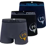 PeSaiL Pánské boxerky bambusové Buvol - 3ks Barva: Mix barva, Velikost: L