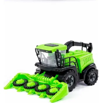 autíčko Zelený neonový ZEMĚDĚLSKÝ KOMBAJN pro děti WADER POLESIE Velký kombajn