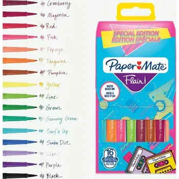 Dekorativní fixy Paper Mate vícebarevné, 16 ks