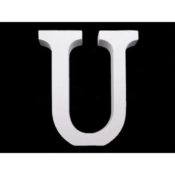 Obraz 1 Ks bílá dřevěná dekorace - písmeno abecedy